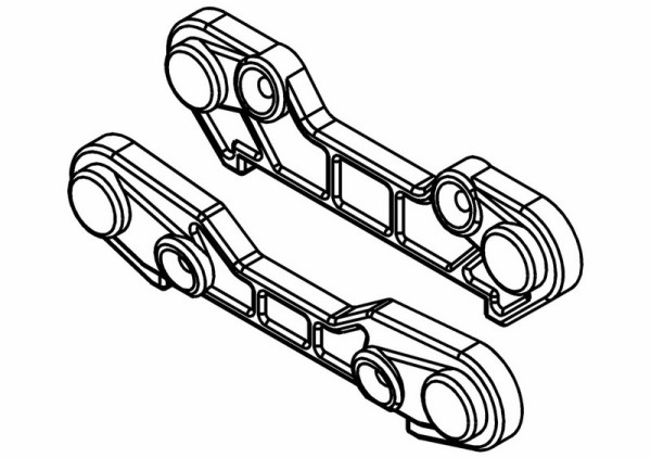 MCD Racing Schwingen Aufnahme Set 1T 3S Hinten (Optional)