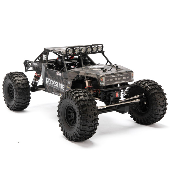 Yikong Rock Crawler Rock Slide 1/6 4WD Schwarz