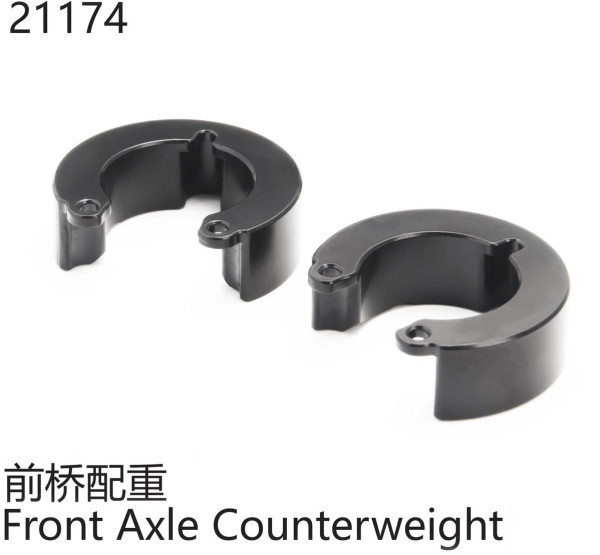 Gegengewicht an der Vorderachse