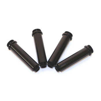 STRC ALUMINUM MACHINED SHOCK BODIES FOR AX10 SHOCKS (4 PCS) BLACK