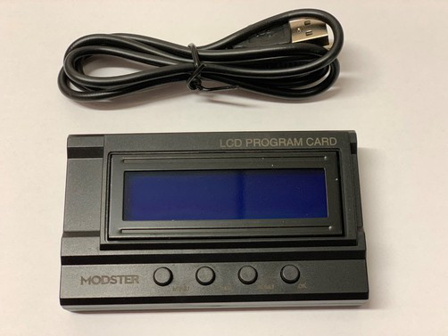 Modster Progcard mit LCD für Drehzahlregler MODSTER ESC 85A und 120A