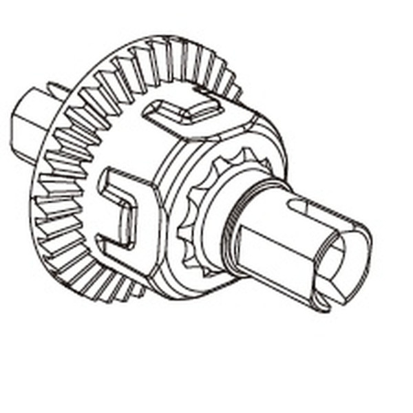 MJX Vorder-/Hinterdifferential