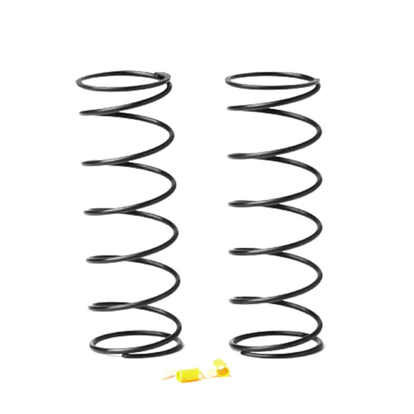 PR Racing 1/10 Rear Shock Spring-White/Yellow (2pcs)0.065kg/mm For Ty