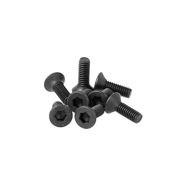 PR Racing Flat Head Screws M2.6x8mm 8pcs