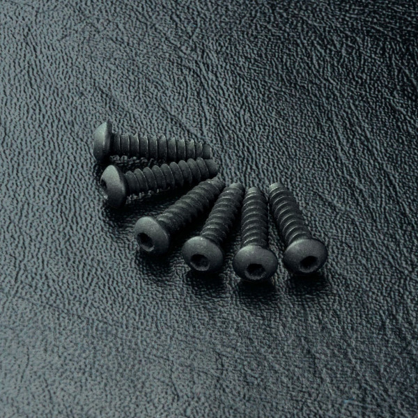MST-Racing Rundkopfschneidschraube Innensechskant 2.6x10mm (6 Stück)