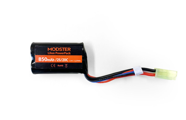 Modster LiIon Battery 2S 7.4V 850 mAh 20C Rookie/XGT