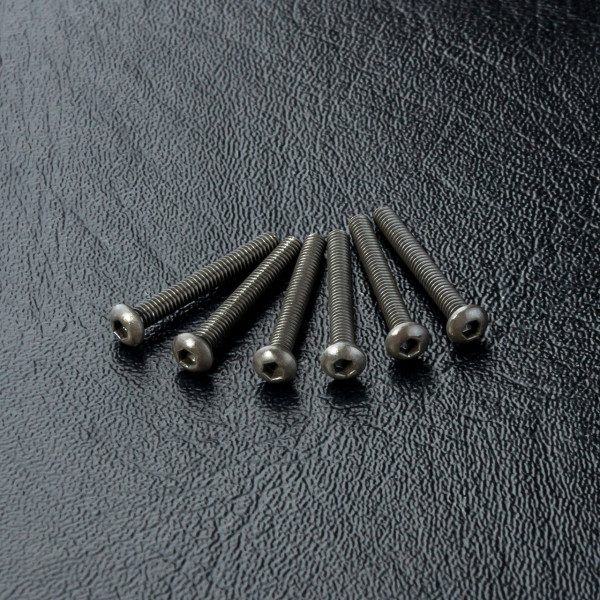 MST-Racing Rundkopfschneidschraube Innensechskant M2x16mm (6 Stück)