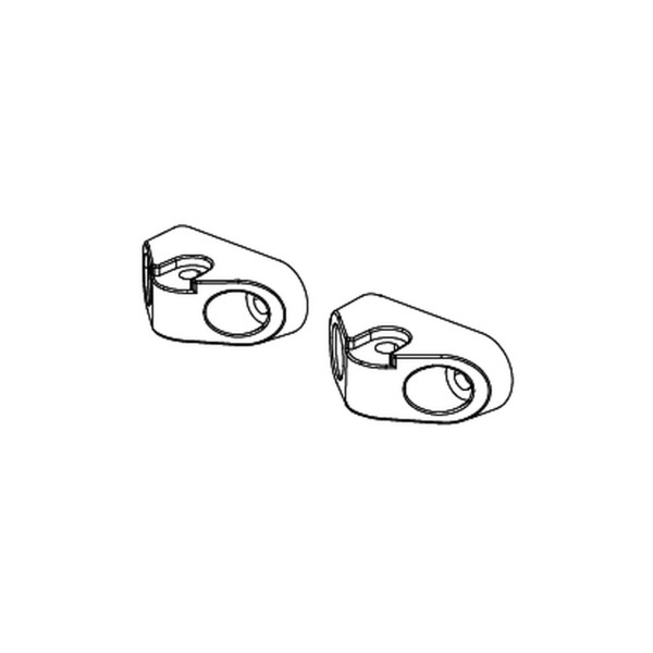 MJX Spare wheel and lighting control mount