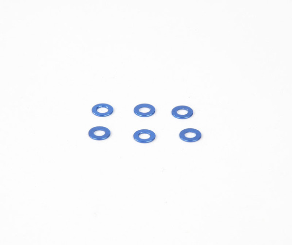 Axial 0.5x6mm Spacer - Blue (6pcs)
