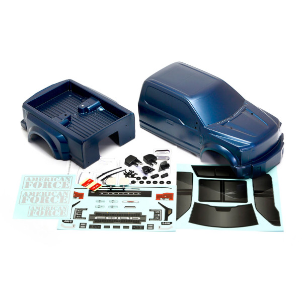 CEN-Racing FORD F-450 SD Complete Body Set (Blue Galaxy)