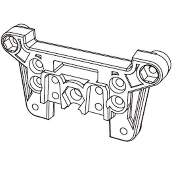 MJX Dämpferbrücke hinten