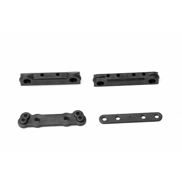 PR Racing FF Suspension Mount-pom*1pcs+ RF Suspension Mount pom*1pcs+3