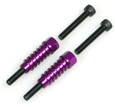 Much More Motor Lüfter Halter Type 1 Purple (25x25 Ventilatorgröße)