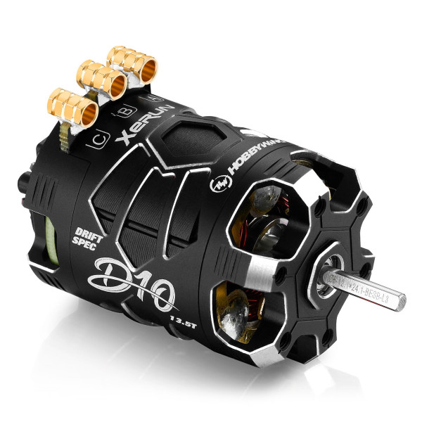 Hobbywing Xerun D10 Brushless Drift Motor 13.5T Schwarz