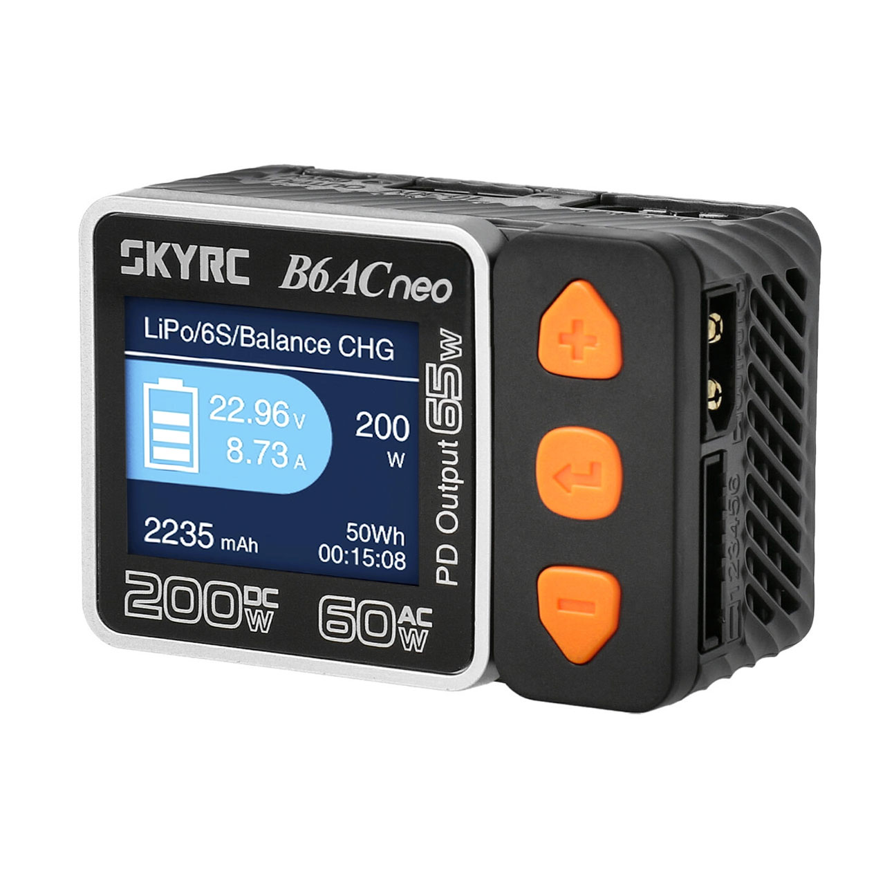 SkyRC D200neo Smart Charger Analyzer AC/DC for RC 1-6S LiPo LiFe LiIon  Battery