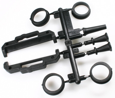 Robitronic Plastikset Akku- und Antennenbefestigung