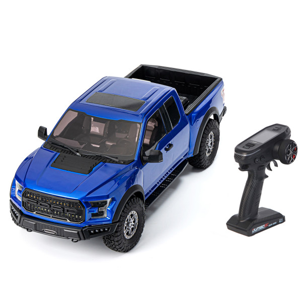 Ford 1/8 F-150 Raptor Crawler RTR mit DDF-350 Sender (Blau)