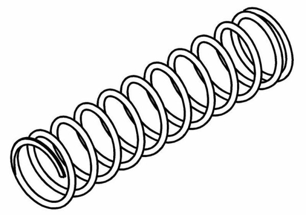 MCD Racing Dämpferfeder Hinten C=8,5kg/75mm