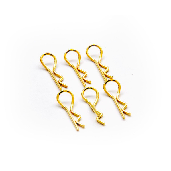 Hobao Body Clip Gold (6pcs.)