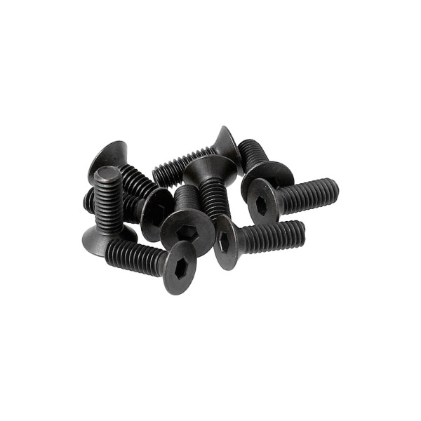 Hobao Flat Head Screw M4x12 Hex Socket (10 pcs)