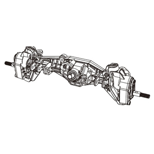 MJX Front Axle Assembly