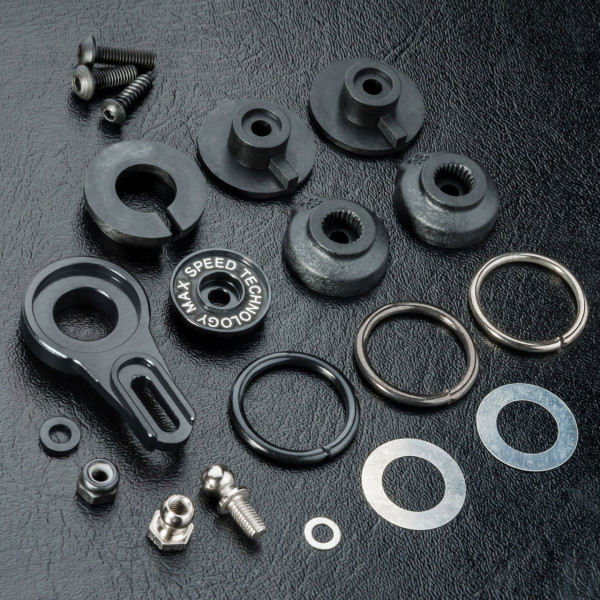 MST-Racing Servo Saver 8-fach verstellbar Alu schwarz