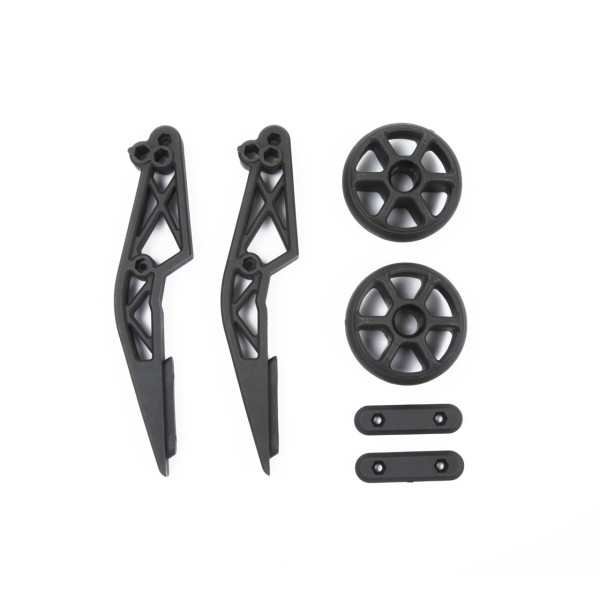 CEN-Racing Wheelie Bar Plastic Parts (brackets & wheels, 2 pcs.)
