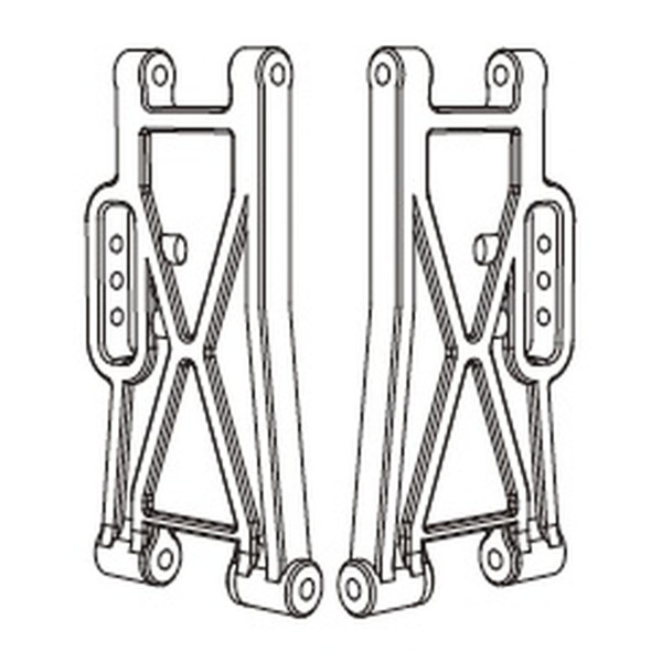 MJX Querlenker hinten unten