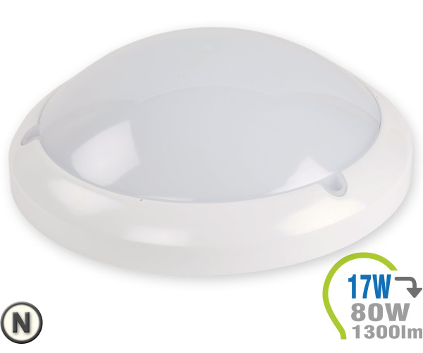 V-TAC LED Aufbauleuchte Dome 17W mit integr. Bewegungsmelder