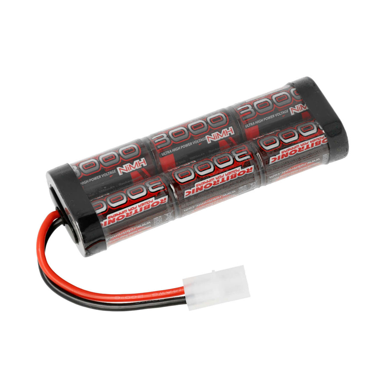 Robitronic NiMH Battery 3000mAh 7,2V Stick Pack Tamiya Plug