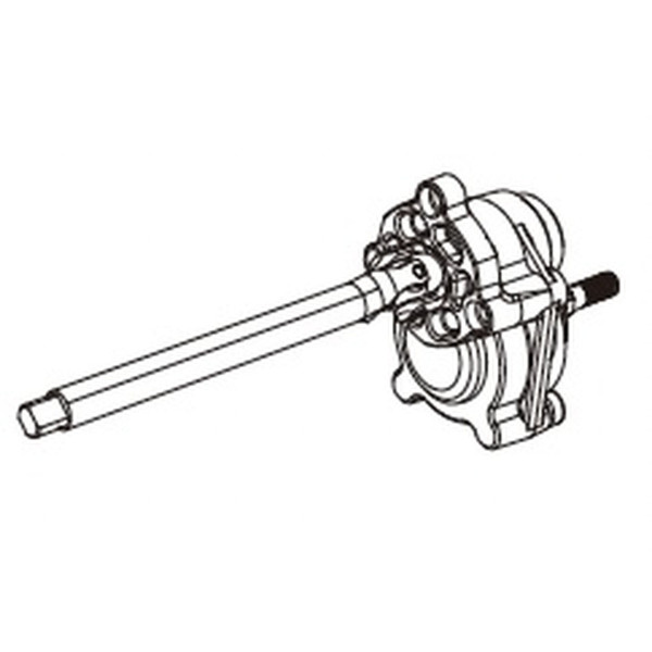 MJX Complete rear right portal axle