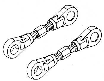 Robitronic Rear Upper Suspension Arm (2)