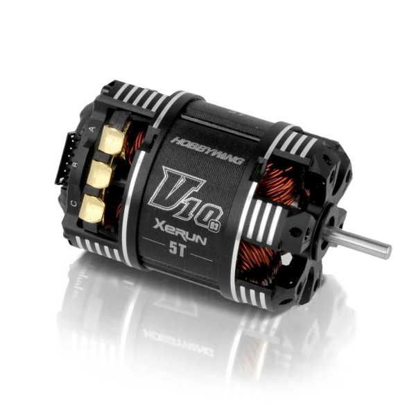 Hobbywing Xerun V10 Brushless Motor G3 6500kV (2s) 5T Sensored for 1:1