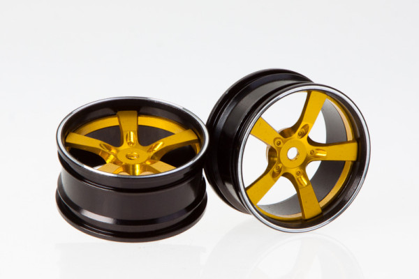 Killerbody Alu Felgen Camaro 2011 Schwarz-Gold (2 Stk)