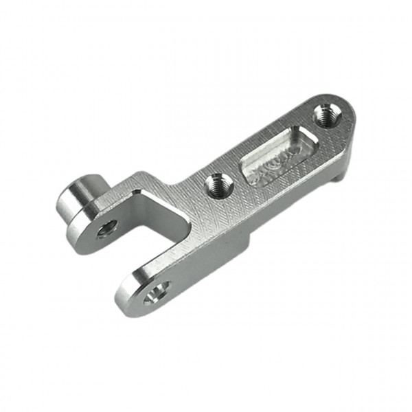 CNC Aluminum 4th link mount (silver anodized)