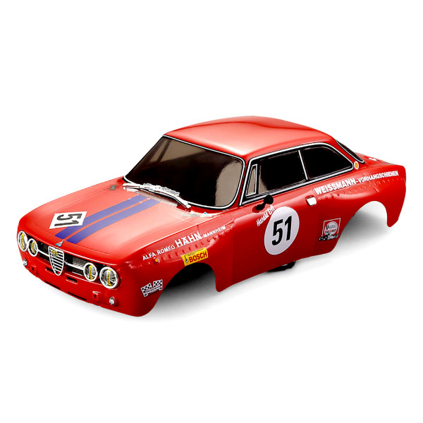 Killerbody Alfa Romeo 2000 GTAm Karosserie Rot 195mm RTU all-in