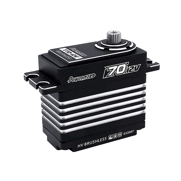 Power HD T70-12V HV CNC Brushless Digital Servo 75.0KG/0.10sec@12.0V