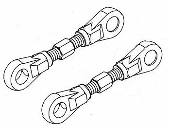 Robitronic Rear Upper Suspension Arm (2)