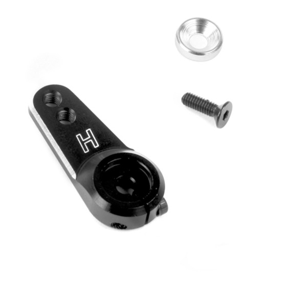 Robitronic Aluminium Servo Arm 24 Zähne (leicht) Schwarz