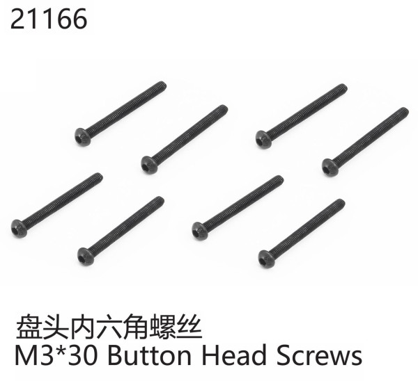 Halbrundkopfschraube M3*30