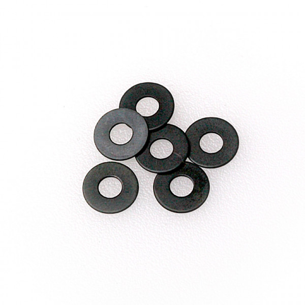 Shim BLACK 3x8x0.5mm 6pcs