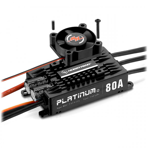 Platinum Pro 80A Regler V4 3-6s, 7A BEC