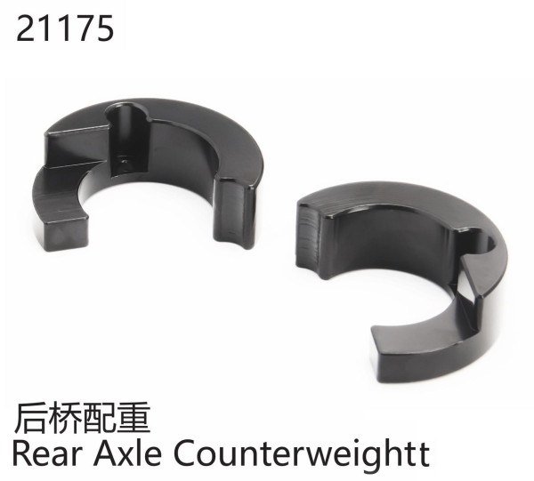 Gegengewicht an der Hinterachse