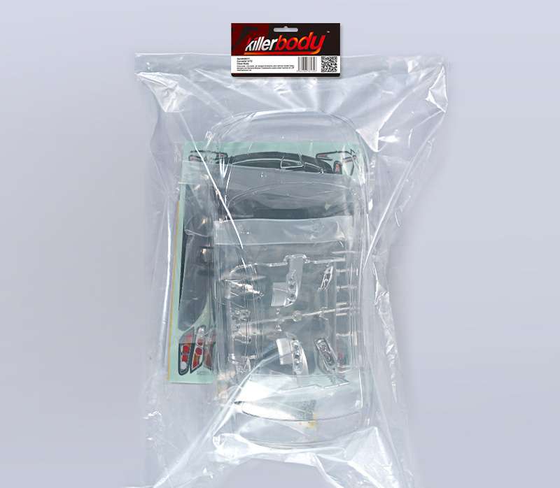 Killerbody Corpo Trasparente Mitsubishi Lancer Evolution X (KB48001) Per RC
