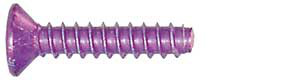 Take Off Selftab CSK Screw 3x15 purple (4 pcs)