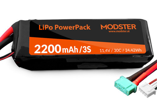 LiPo Akku 3S 11,1V 2200 mAh 30C (MPX) PowerPack