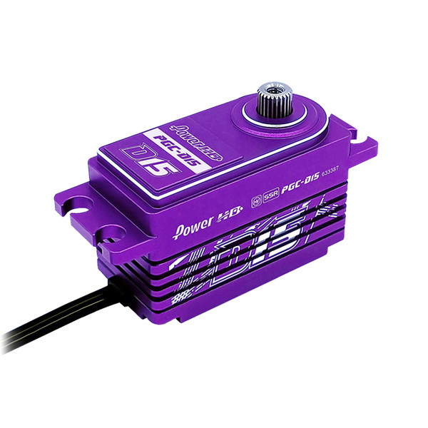 Power HD D15 Purple HV CNC Coreless Digital Servo 16.5KG/0.095sec@7.4