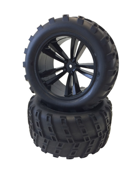 Modster Reifen/Felgen 1/10 MT Wheels 2 Stück