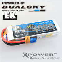 Dualsky Lipo Akku XP40002EX 4000 2S1P 30C