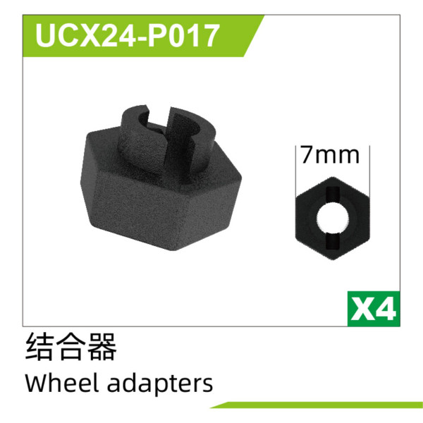 UDI R/C Wheel adapters(4pcs) UCX2401 & UCX2402